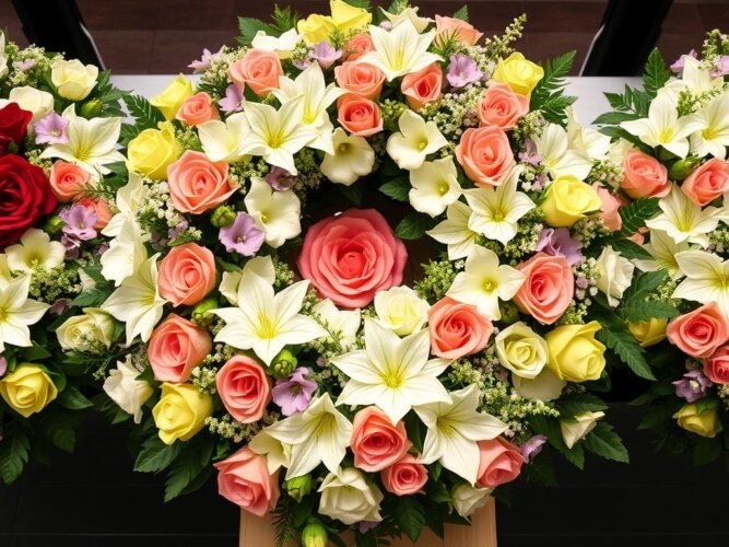 Венки похоронные из искуственных цветов: практичный выбор с уважением